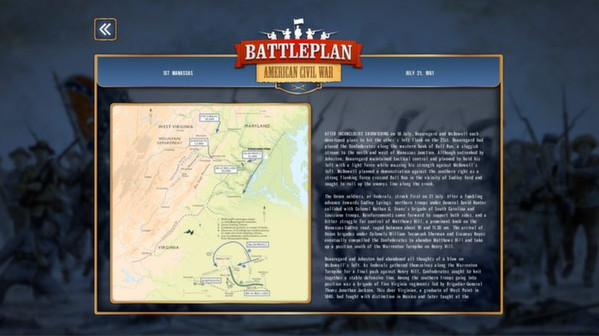 Игра Battleplan: American Civil War, скриншот