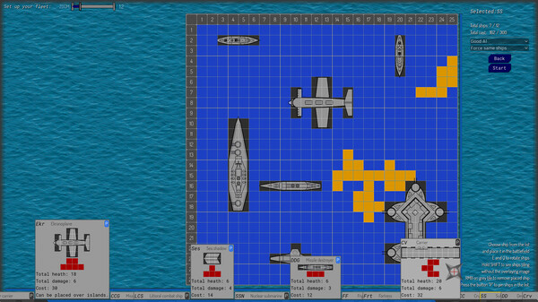 Игра Battleships Combat: Evolved, скриншот