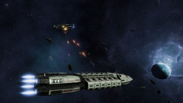 Игра Battlestar Galactica Deadlock: Anabasis, скриншот