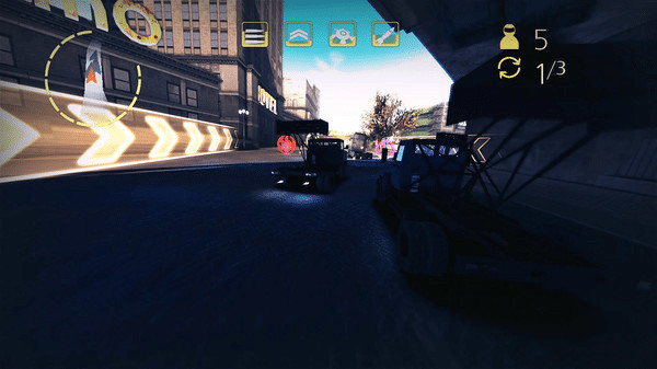 Игра BattleTrucks, скриншот