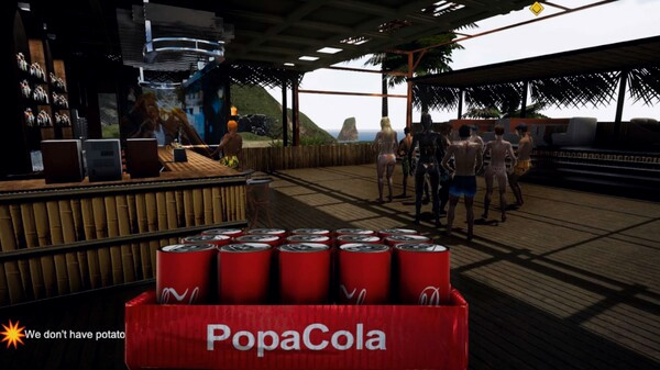 Игра Beach Club Simulator, скриншот