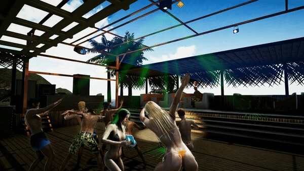 Игра Beach Club Simulator, скриншот