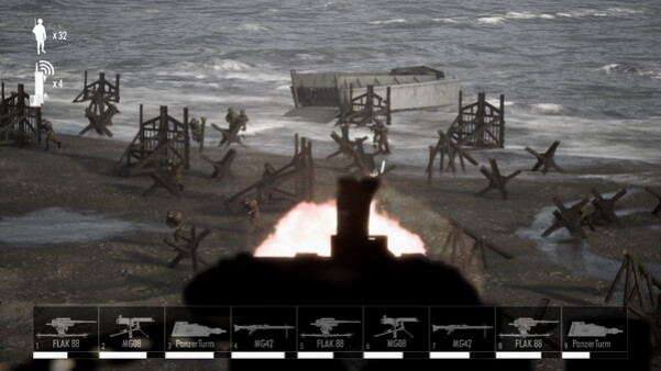 Игра Beach Invasion 1944, скриншот