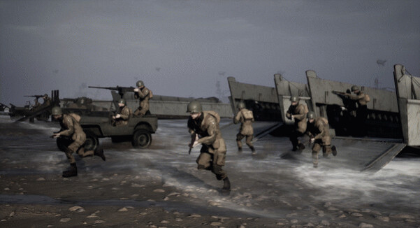 Игра Beach Invasion 1944, скриншот