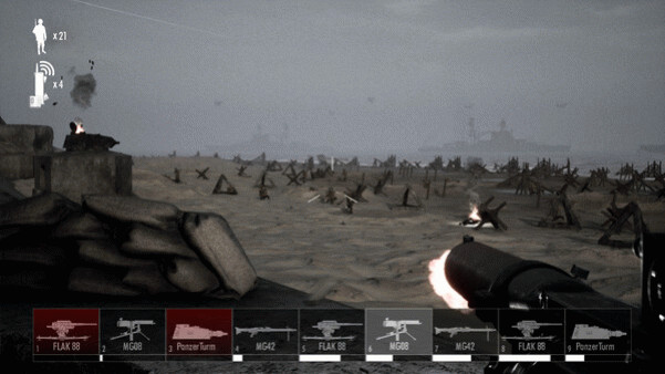 Игра Beach Invasion 1944, скриншот
