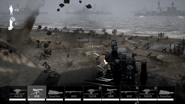 Игра Beach Invasion 1944, скриншот
