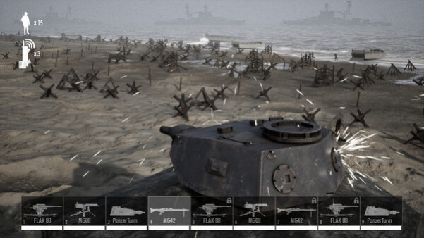 Игра Beach Invasion 1944, скриншот