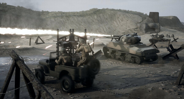Игра Beach Invasion 1944, скриншот