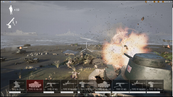 Игра Beach Invasion 1945 - Pacific, скриншот