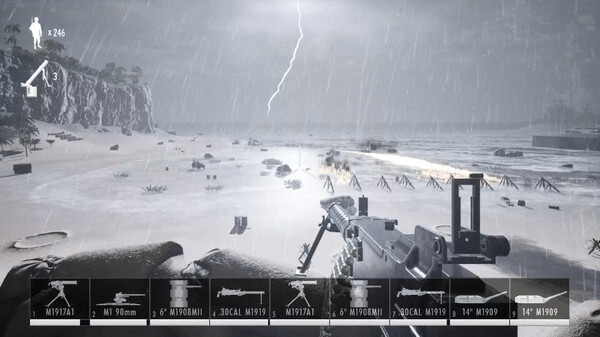 Игра Beach Invasion 1945 - Pacific, скриншот