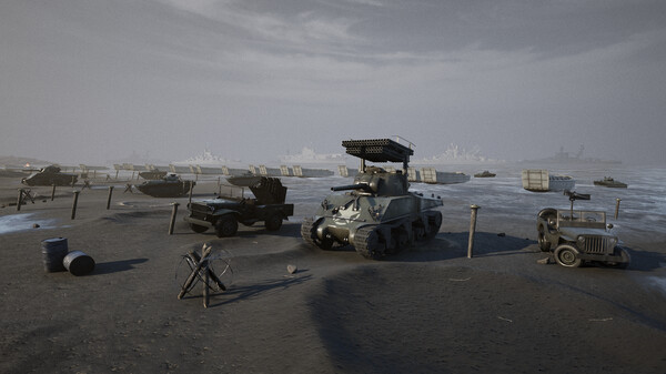 Игра Beach Invasion 1945 - Pacific, скриншот