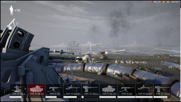 Игра Beach Invasion 1945 - Pacific, скриншот