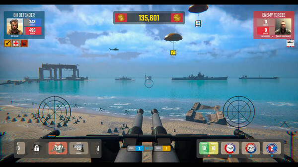 Игра BeachHead Rogue, скриншот