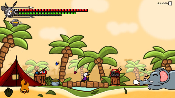 Игра Beak the hunter, скриншот