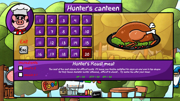 Игра Beak the hunter, скриншот