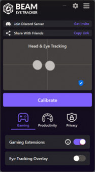 Игра Beam Eye Tracker, скриншот
