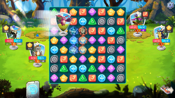 Игра Beasties - Monster Trainer Puzzle RPG, скриншот