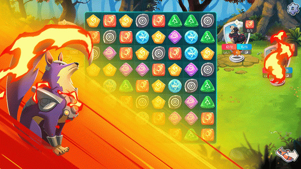 Игра Beasties - Monster Trainer Puzzle RPG, скриншот