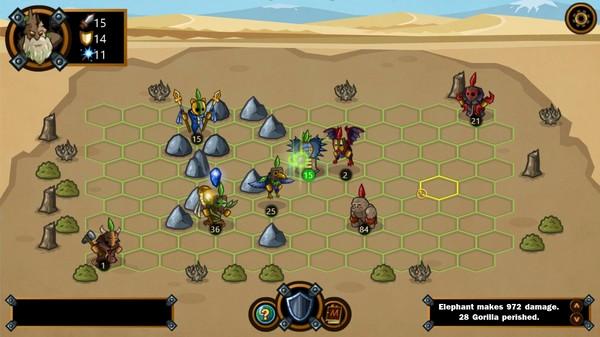 Игра Beasts Battle, скриншот