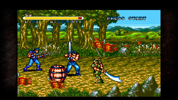 Игра Beat 'Em Up Collection (QUByte Classics), скриншот