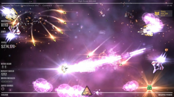 Игра Beat Hazard 2, скриншот