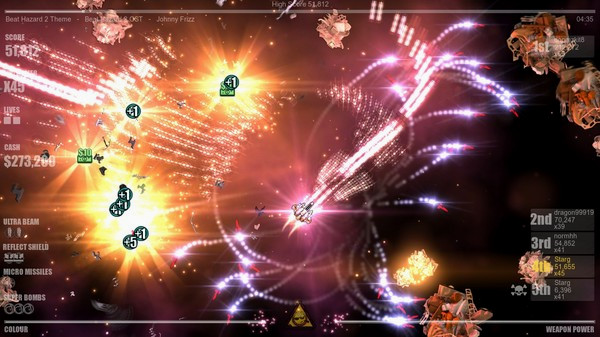 Игра Beat Hazard 2, скриншот