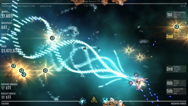 Игра Beat Hazard 2, скриншот