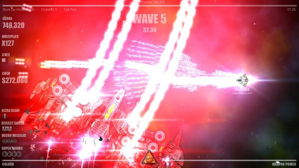 Игра Beat Hazard 2, скриншот
