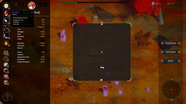 Игра Beautiful Mystic Survivors, скриншот