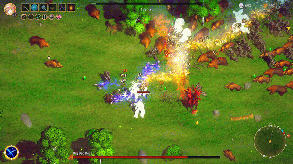 Игра Beautiful Mystic Survivors, скриншот