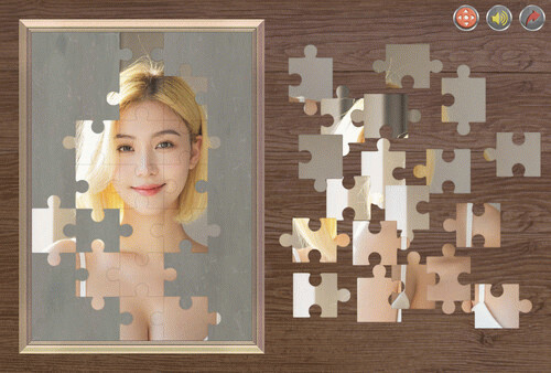 Игра Beauty Jigsaw, скриншот