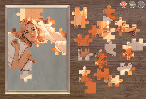 Игра Beauty Jigsaw, скриншот