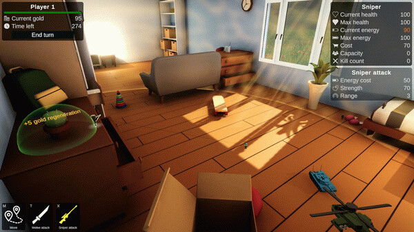 Игра Bedroom Battlegrounds, скриншот