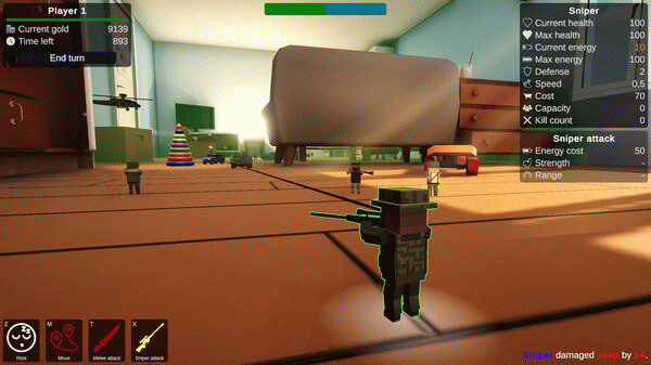 Игра Bedroom Battlegrounds, скриншот