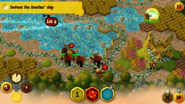 Игра BeeFense BeeMastered, скриншот