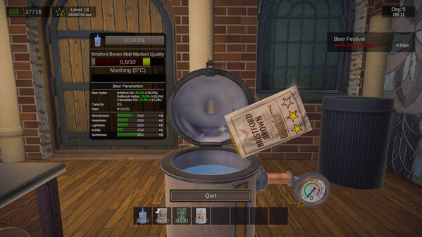 Игра Beer Manufacture Simulator, скриншот