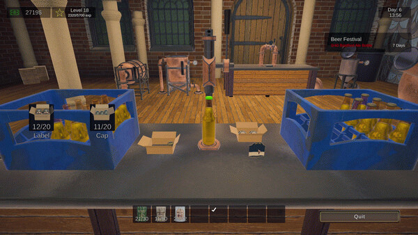 Игра Beer Manufacture Simulator, скриншот