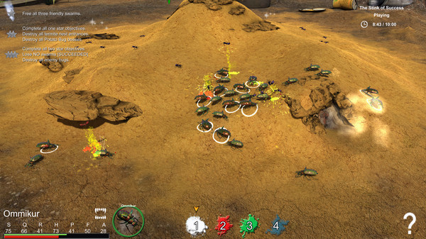 Игра Beetle Uprising, скриншот