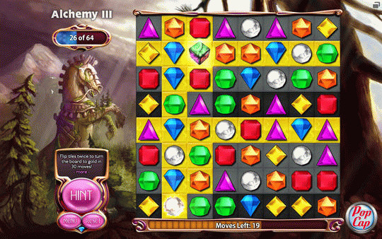 Игра Bejeweled 3, скриншот