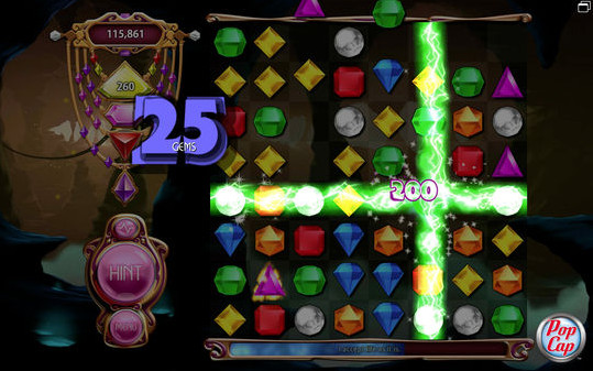 Игра Bejeweled 3, скриншот