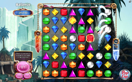 Игра Bejeweled 3, скриншот