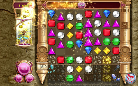 Игра Bejeweled 3, скриншот