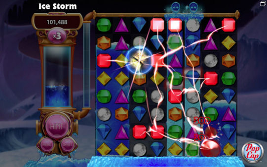Игра Bejeweled 3, скриншот