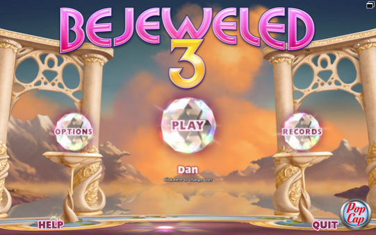 Игра Bejeweled 3, скриншот