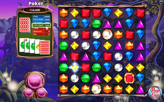 Игра Bejeweled 3, скриншот