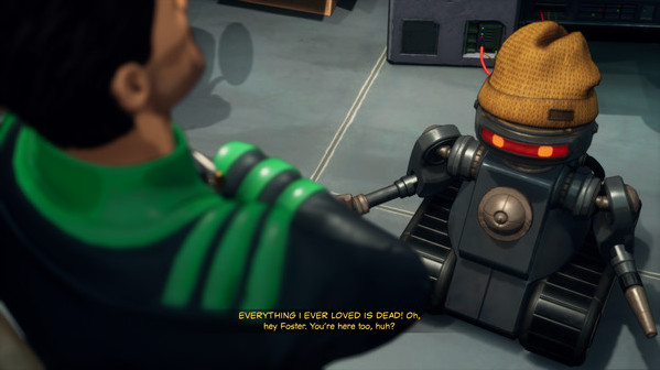 Игра Beyond a Steel Sky, скриншот
