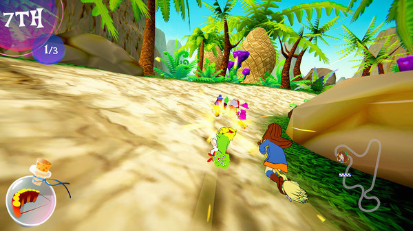 Игра Bibi Blocksberg - Big Broom Race 3, скриншот