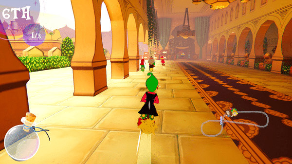 Игра Bibi Blocksberg - Big Broom Race 3, скриншот