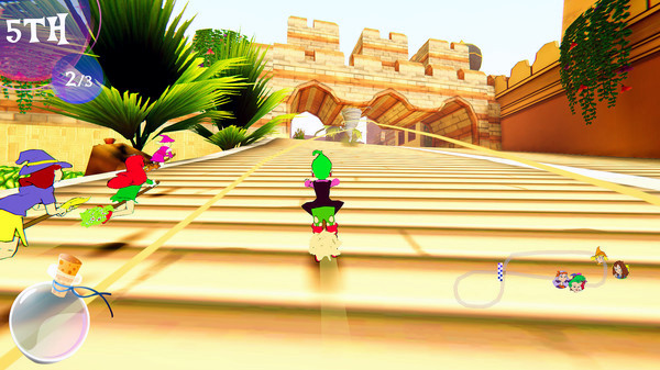 Игра Bibi Blocksberg - Big Broom Race 3, скриншот
