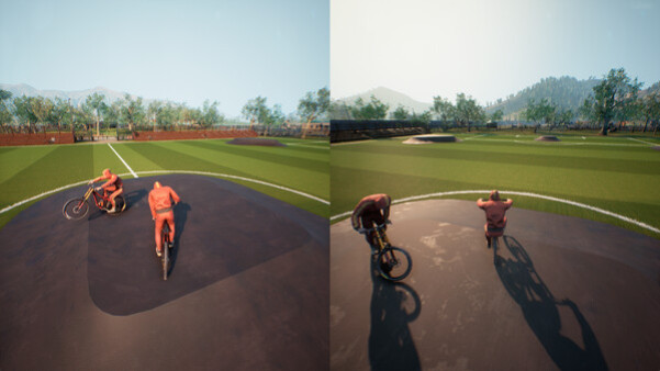 Игра BIKEOUT, скриншот